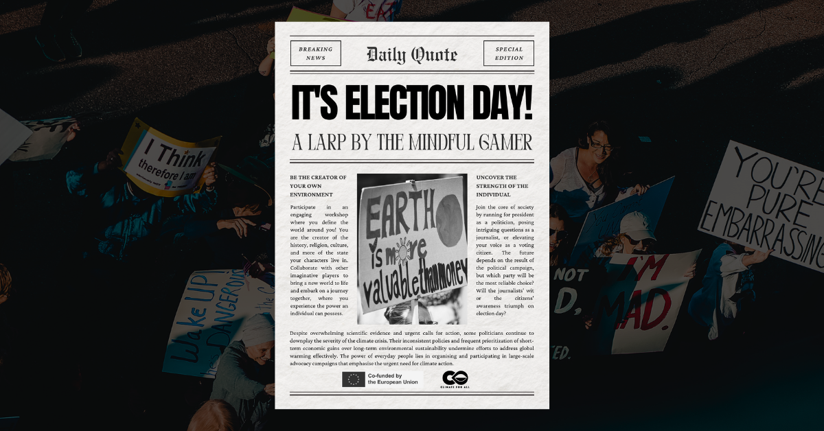 It’s Election Day!