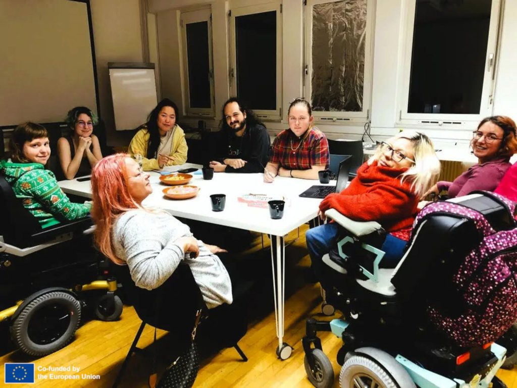Playtesting for different abilities with Zavod Odtiz in Ljubljana - December 2023